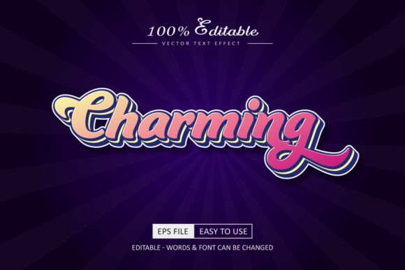 Download Charming Text Effect Font Style - Text effect font Collection