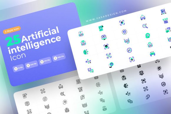 Download Artificial Intelligence Icon Set - Premium Resources