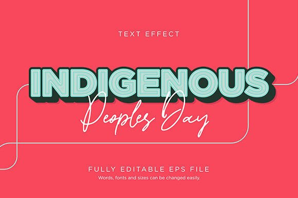 Download Indigenous Text Effect Font Type Vector - Text effect font Collection